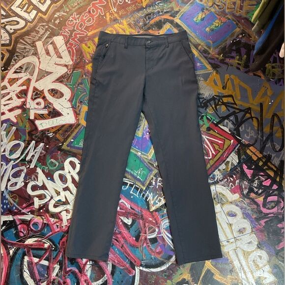 Weatherproof Vintage Gray Nylon Stretch Pants, Regular Fit 34x32, Modern Style - Picture 1 of 9